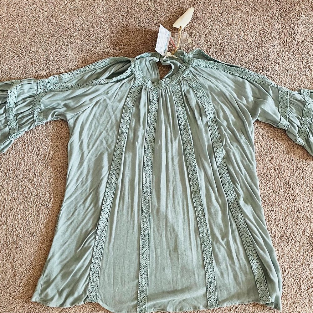 Sea Green Blouse.